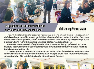 ประชุมกลุ่มสมาชิก และ สอบทานหนี้สมาชิก ... พารามิเตอร์รูปภาพ 1